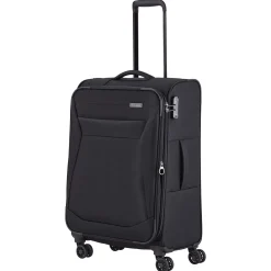 Chios - 4-Rollen-Trolley M 67 cm erw. (schwarz)