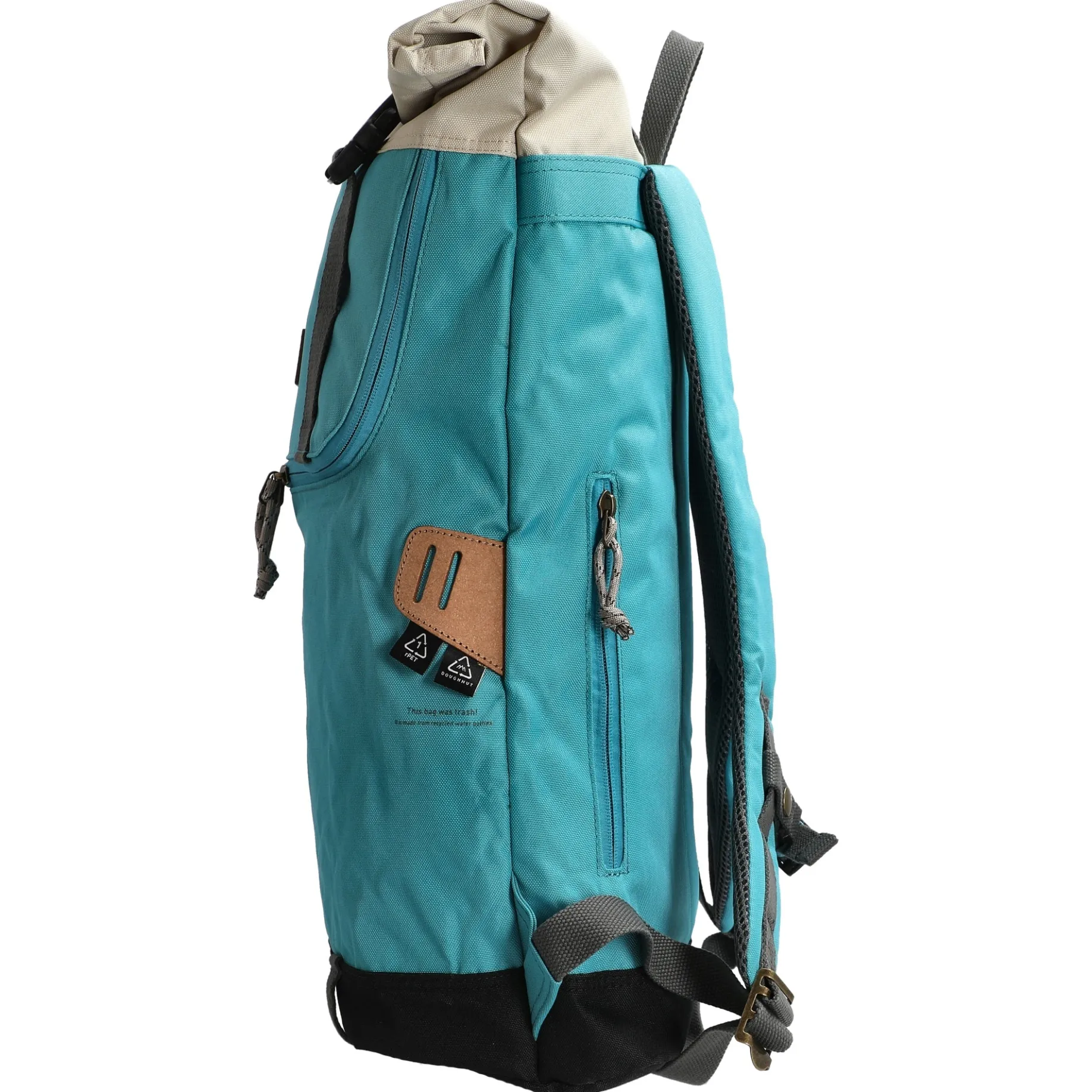 Christopher Reborn 18 - Rolltop Rucksack 15" 45 cm (lagoon x stone)