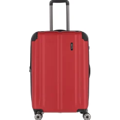 City - 4-Rollen-Trolley erw. M 68 cm (rot)