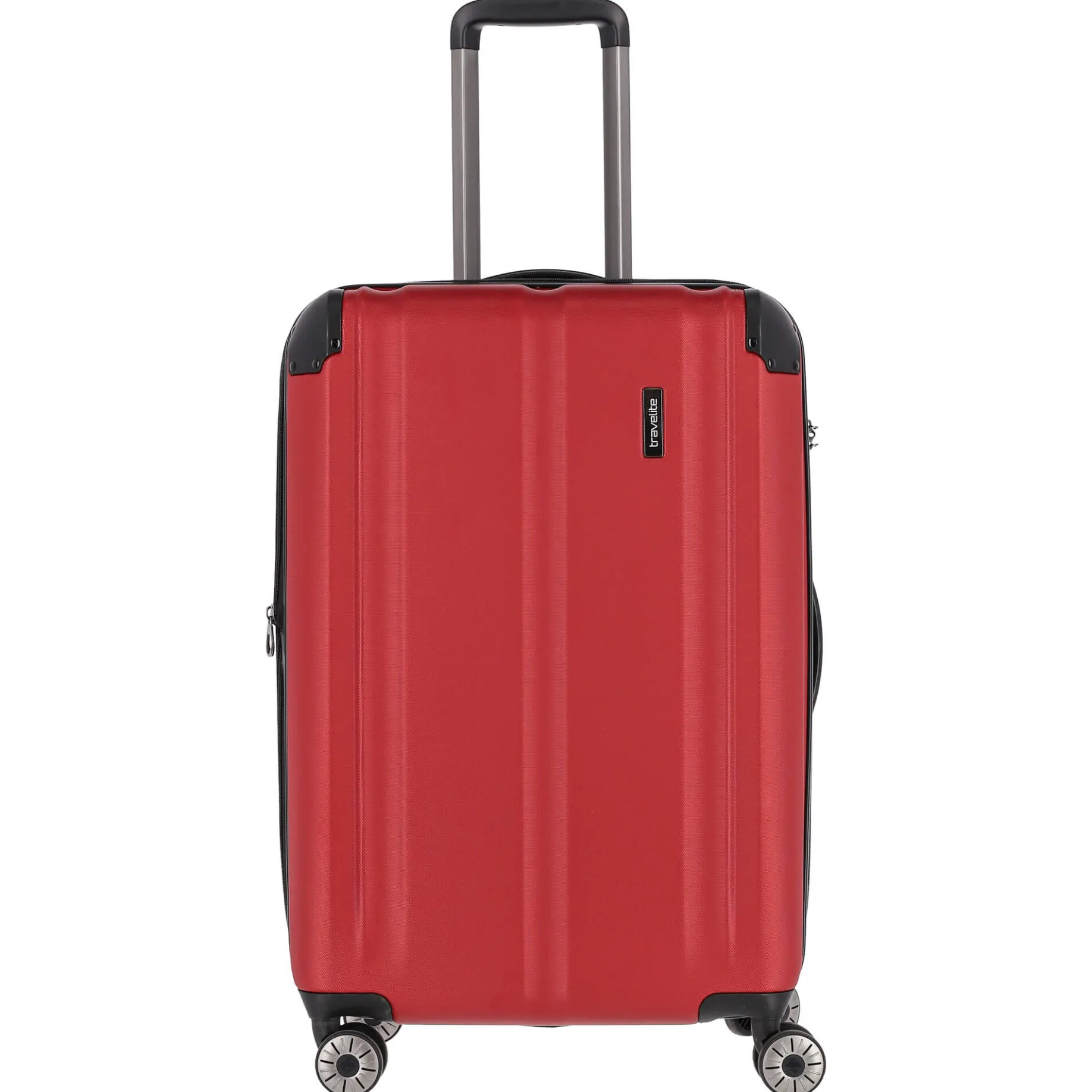 City - 4-Rollen-Trolley erw. M 68 cm (rot)