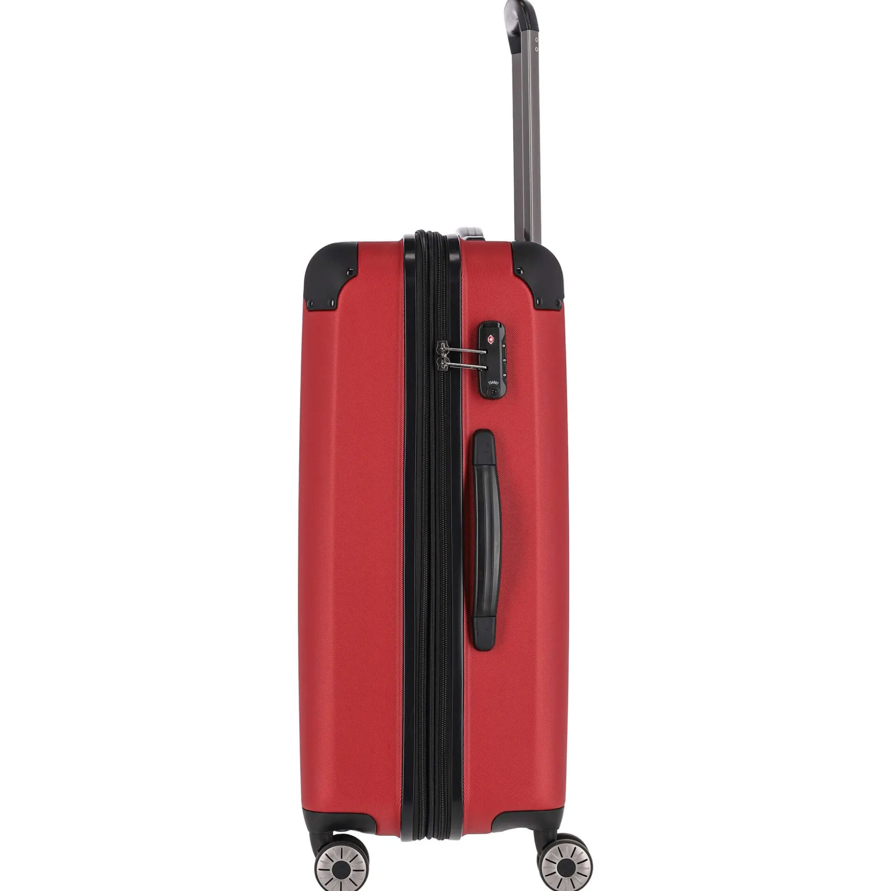 City - 4-Rollen-Trolley erw. M 68 cm (rot)
