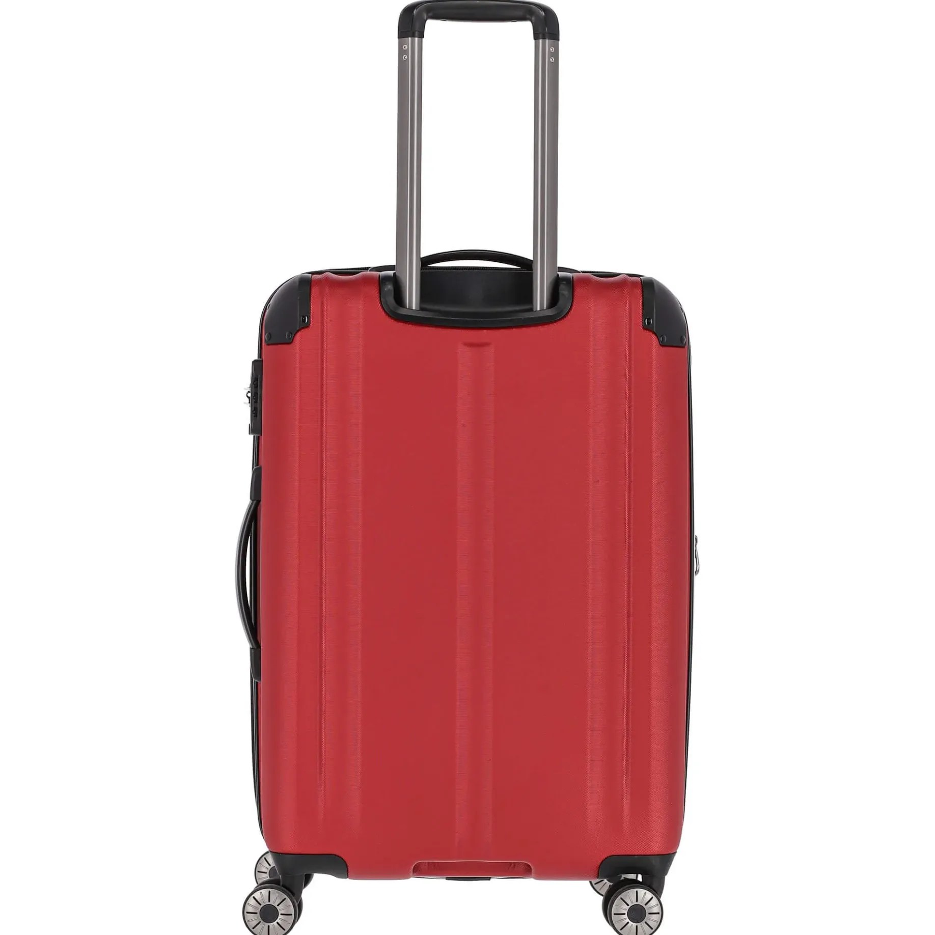 City - 4-Rollen-Trolley erw. M 68 cm (rot)