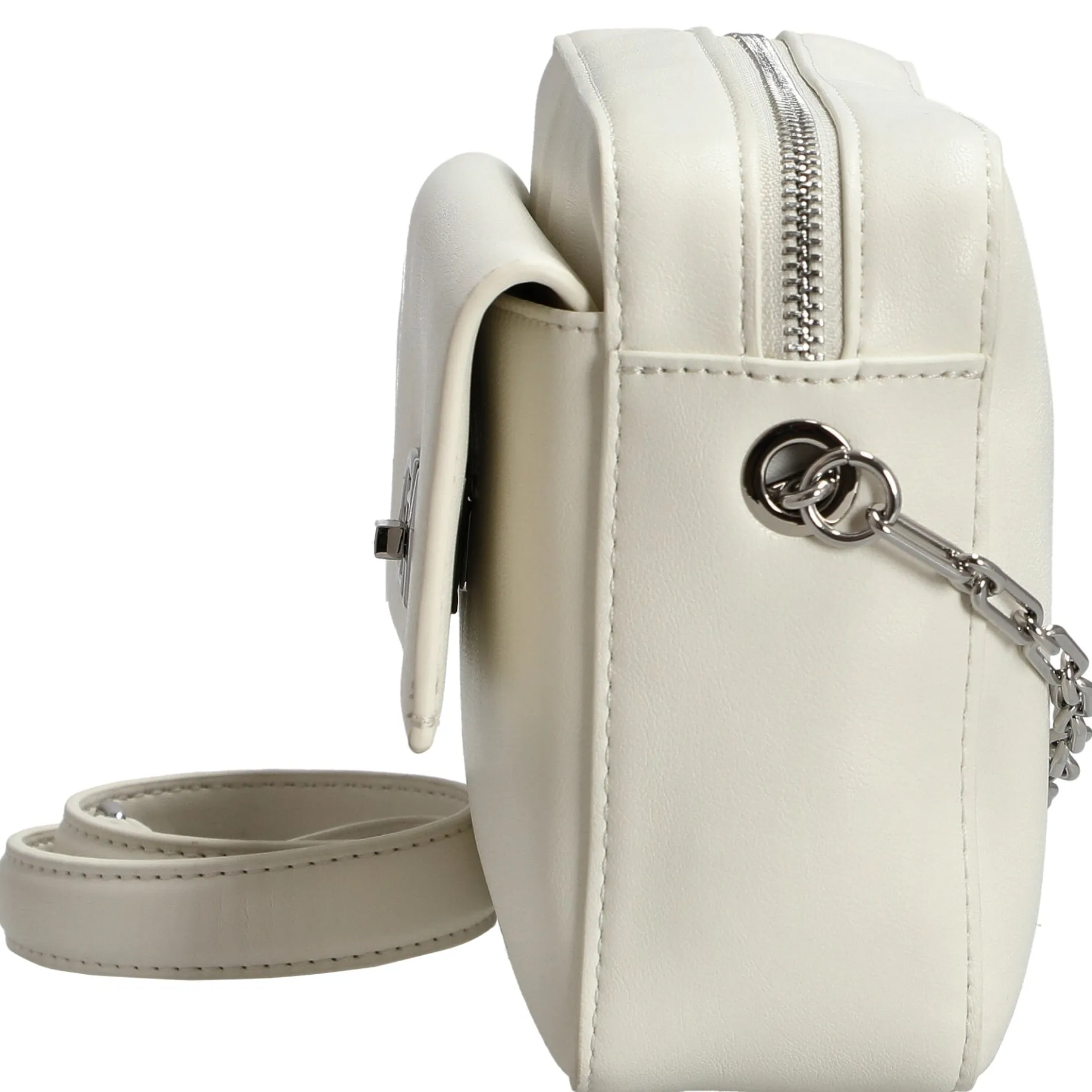 CK Re-Lock - Umhängetasche 22 cm (lily white)