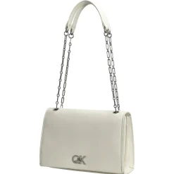 CK Re-Lock - Umhängetasche M 24 cm (lily white)