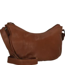 Clarita - Umhängetasche 35 cm (cognac)
