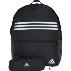 Classic - Rucksack mit Schlampermäppchen 44 cm (black/white)
