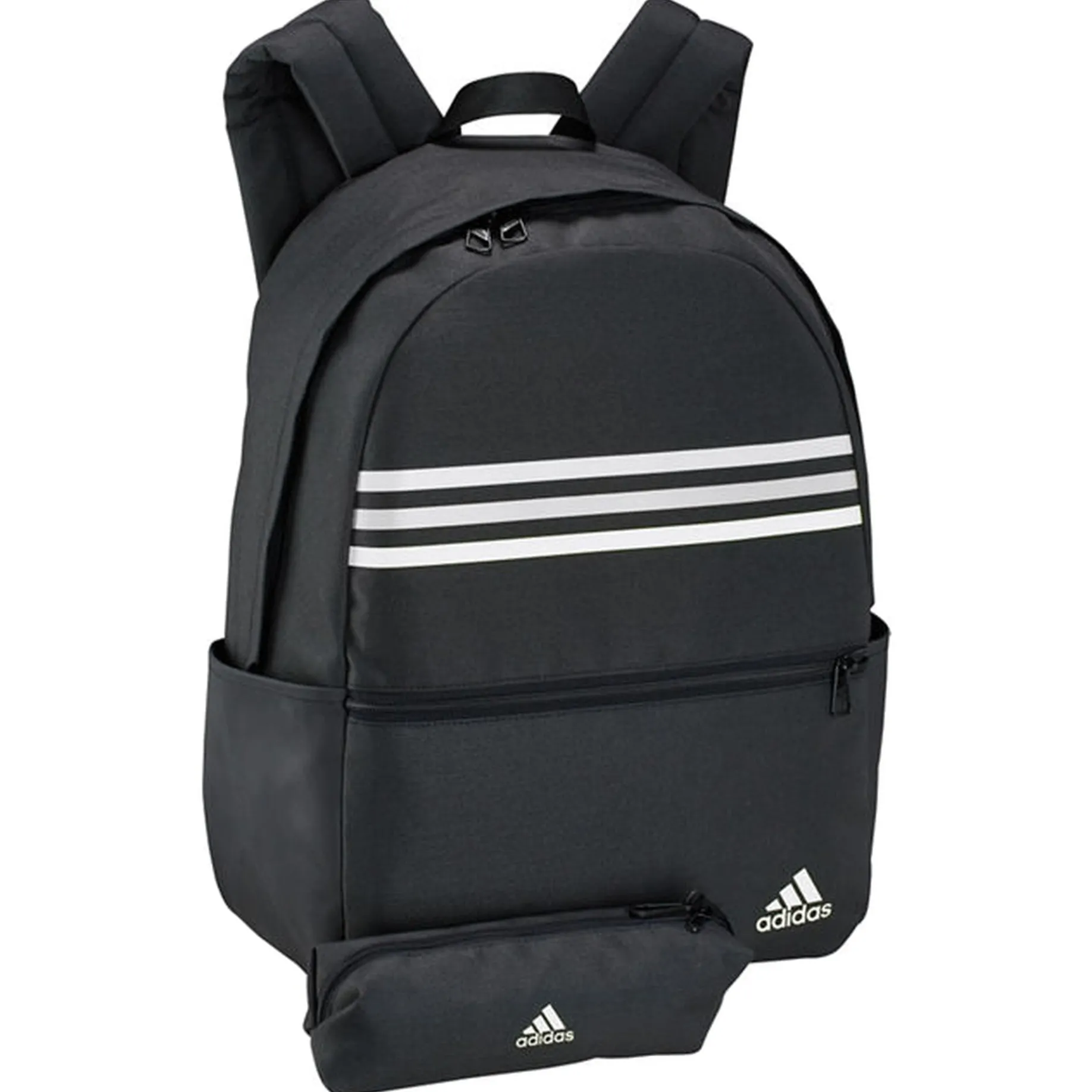 Classic - Rucksack mit Schlampermäppchen 44 cm (black/white)