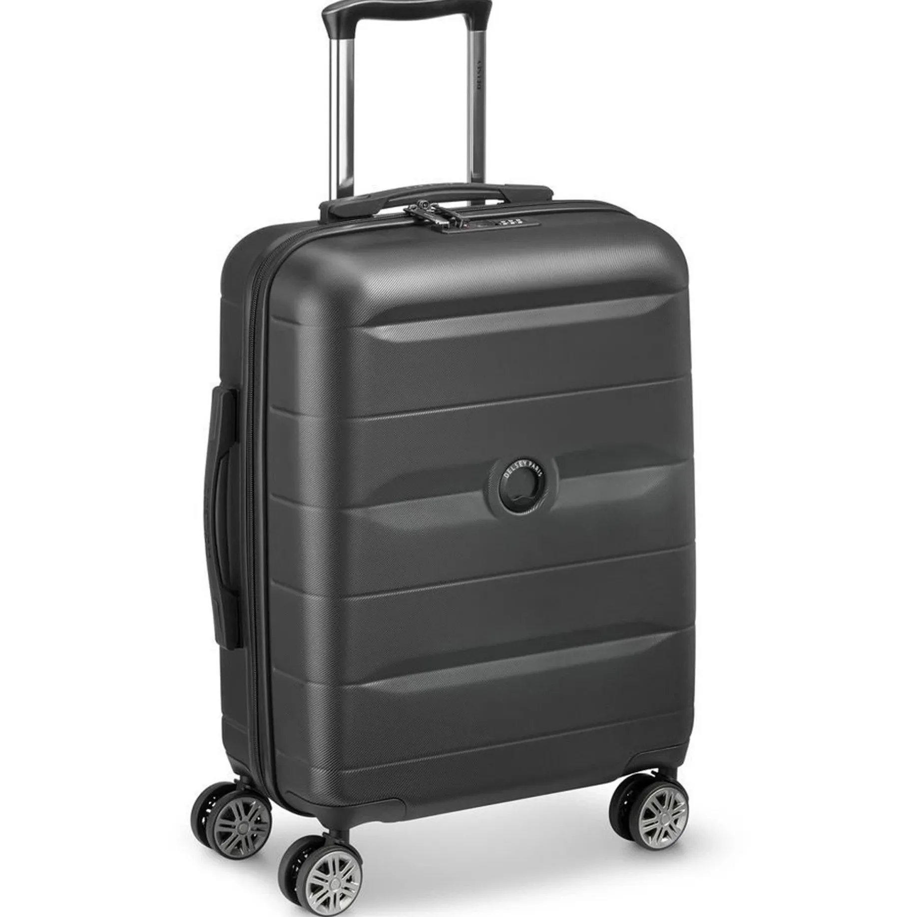 Comete Plus Slim Line - 4-Rollen-Kabinentrolley 55 cm (schwarz)