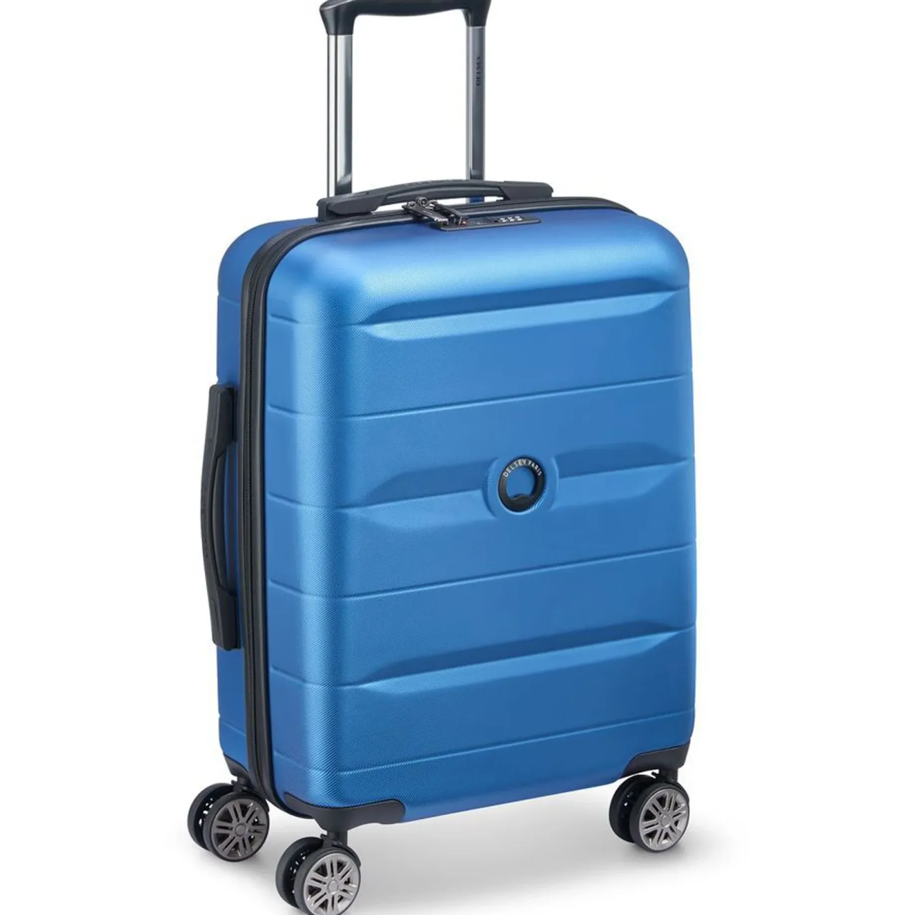 Comete Plus Slim Line - 4-Rollen-Kabinentrolley 55 cm (hellblau)