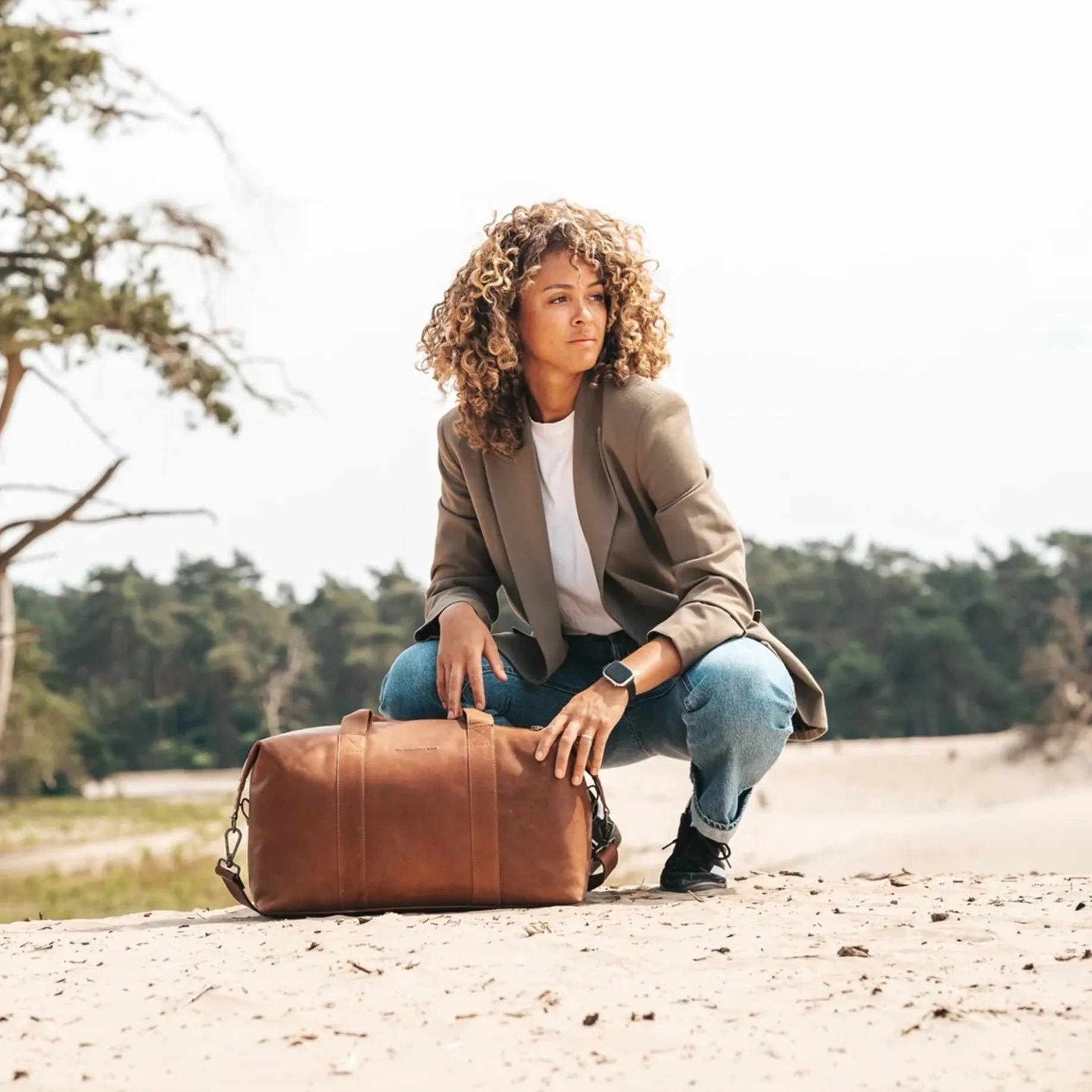 Conor - Reisetasche 45 cm (cognac)