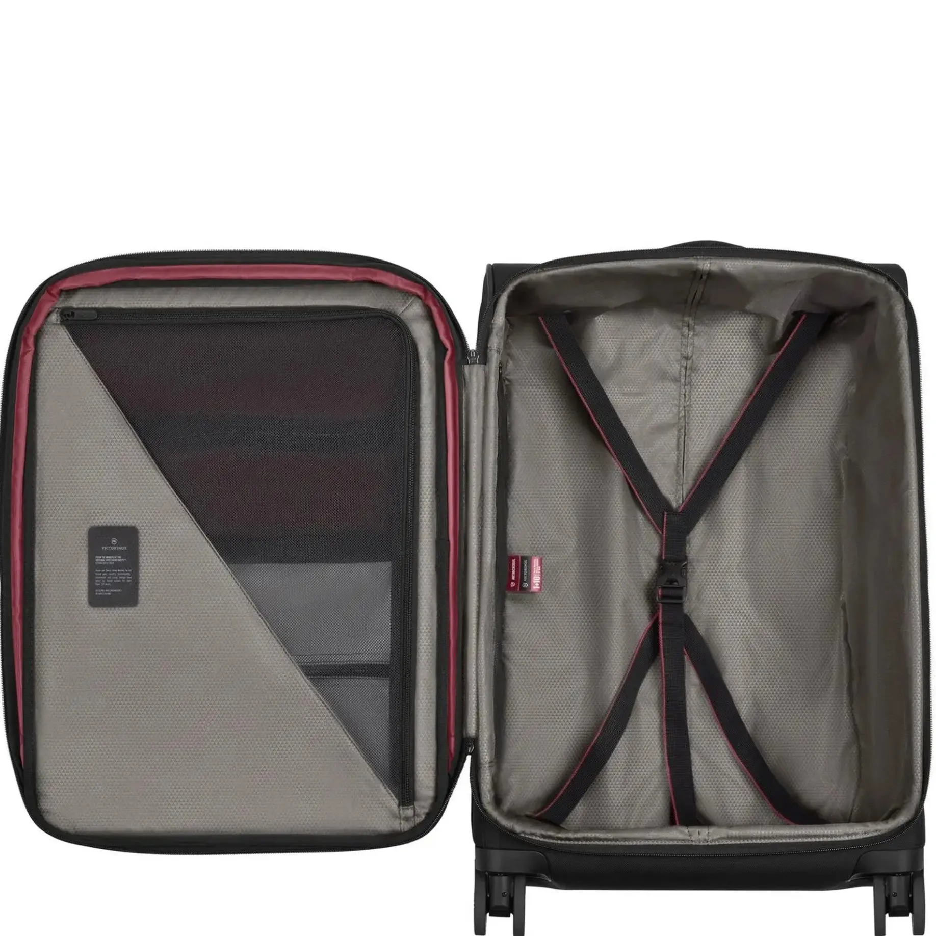 Crosslight Softside - 4-Rollen-Trolley M 68 cm erw. (black)