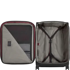 Crosslight Softside - 4-Rollen-Trolley L 76 cm erw. (black)
