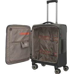 Crosslite - 4-Rollen-Kabinentrolley S 55 cm (oliv)