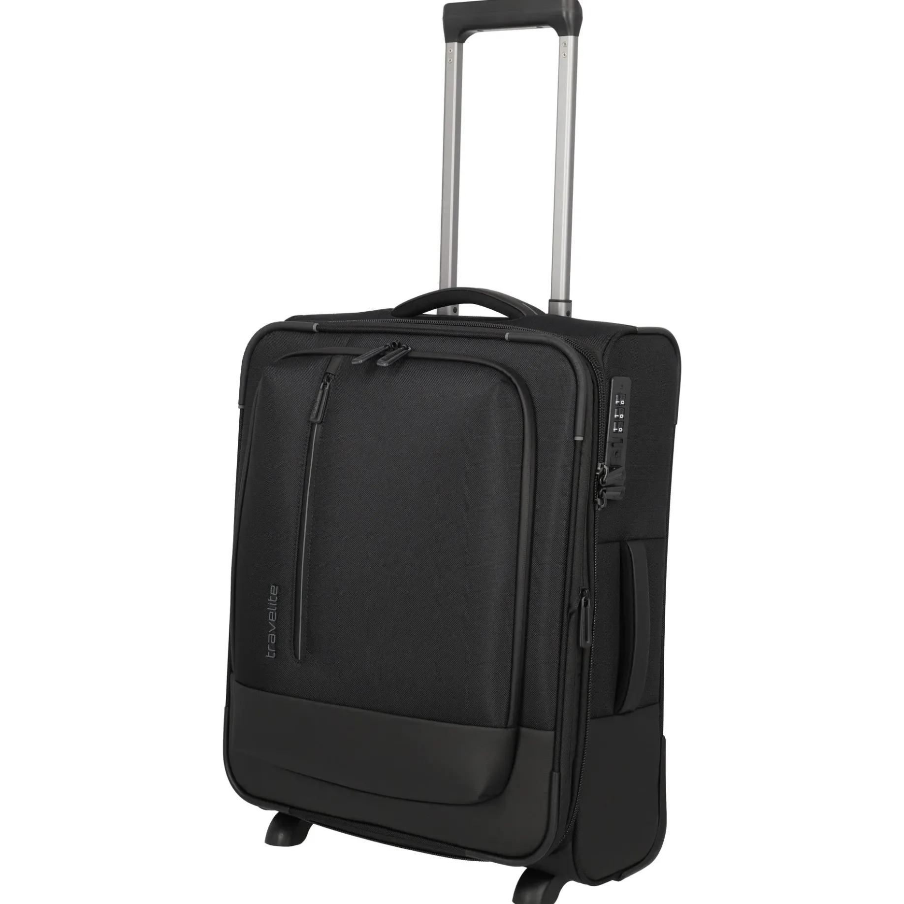 Crosslite - 2-Rollen-Kabinentrolley S 54 cm erw. (black)