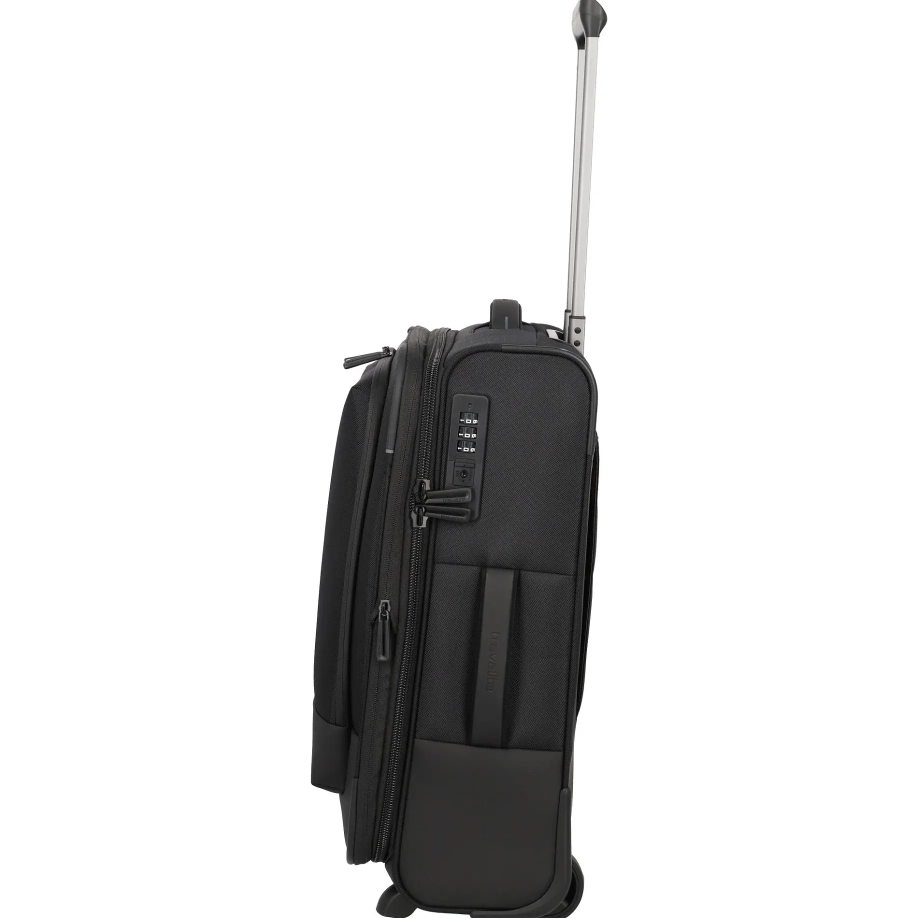 Crosslite - 2-Rollen-Kabinentrolley S 54 cm erw. (black)