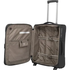 Crosslite - 2-Rollen-Kabinentrolley S 54 cm erw. (black)