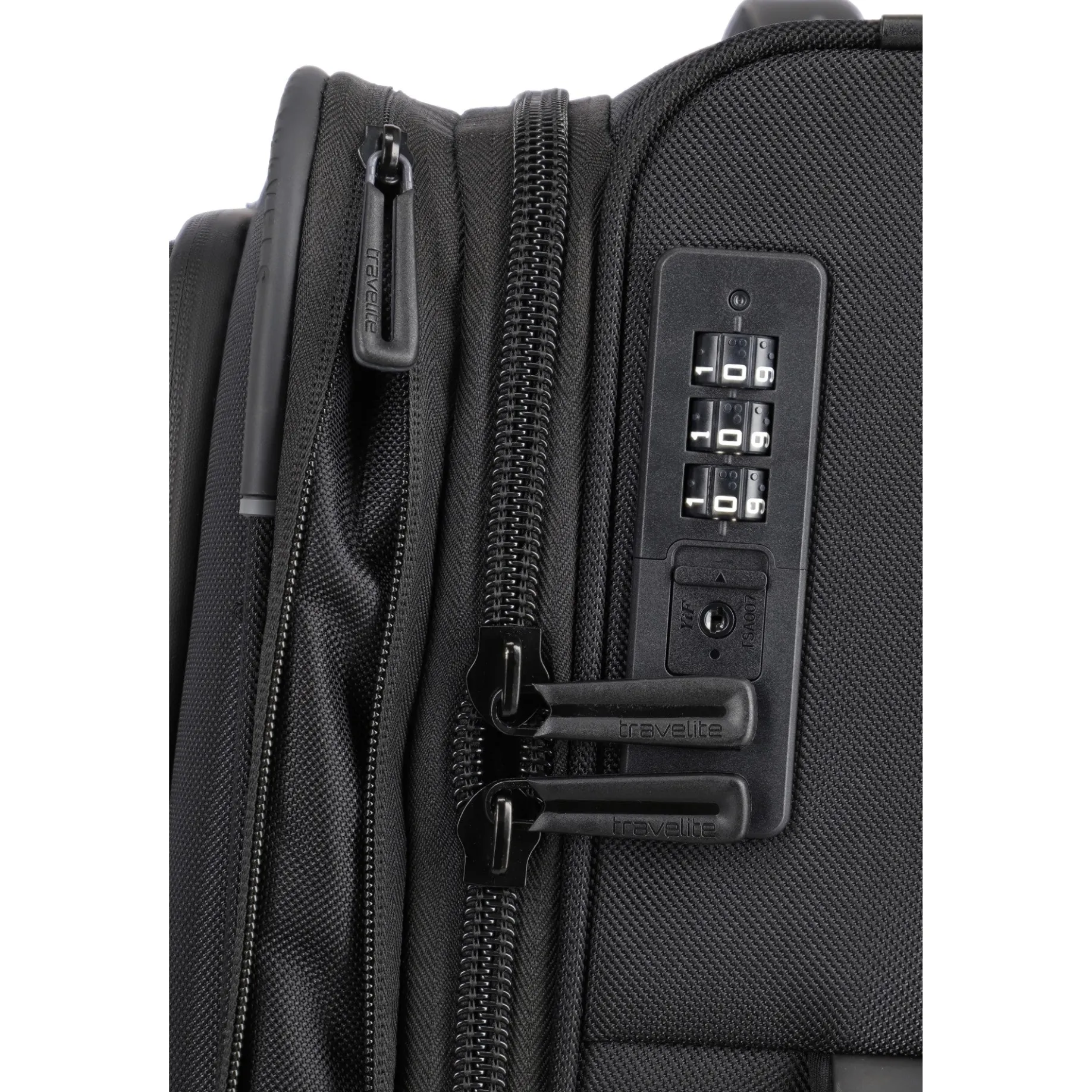 Crosslite - 2-Rollen-Kabinentrolley S 54 cm erw. (black)