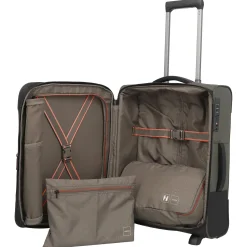 Crosslite - 2-Rollen-Kabinentrolley S 54 cm erw. (olive)