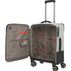 Crosslite - 4-Rollen-Kabinentrolley S 55 cm (natur)