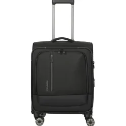 Crosslite - 4-Rollen-Kabinentrolley S 55 cm erw. (schwarz)