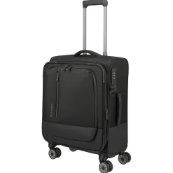 Crosslite - 4-Rollen-Kabinentrolley S 55 cm erw. (schwarz)