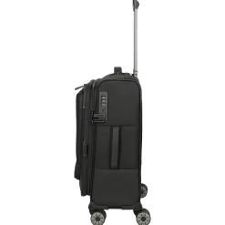 Crosslite - 4-Rollen-Kabinentrolley S 55 cm erw. (schwarz)