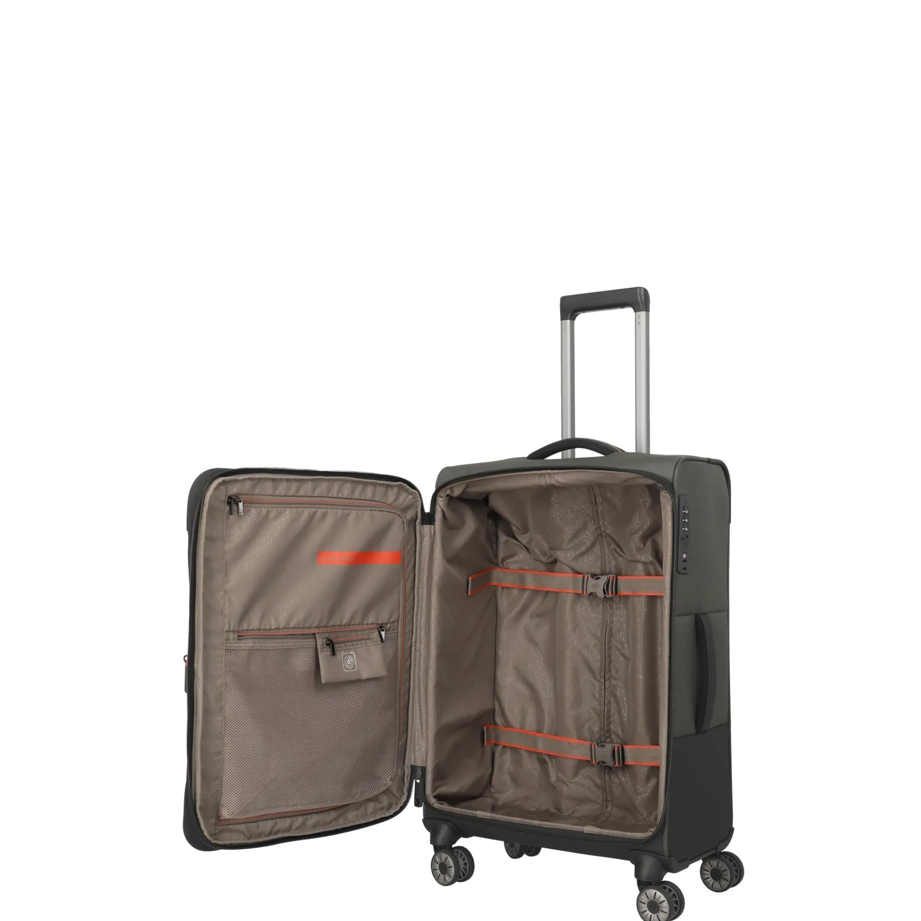 Crosslite - 4-Rollen-Trolley M 66 cm erw. (oliv)
