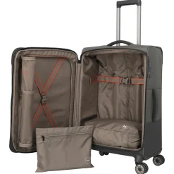Crosslite - 4-Rollen-Trolley M 66 cm erw. (oliv)