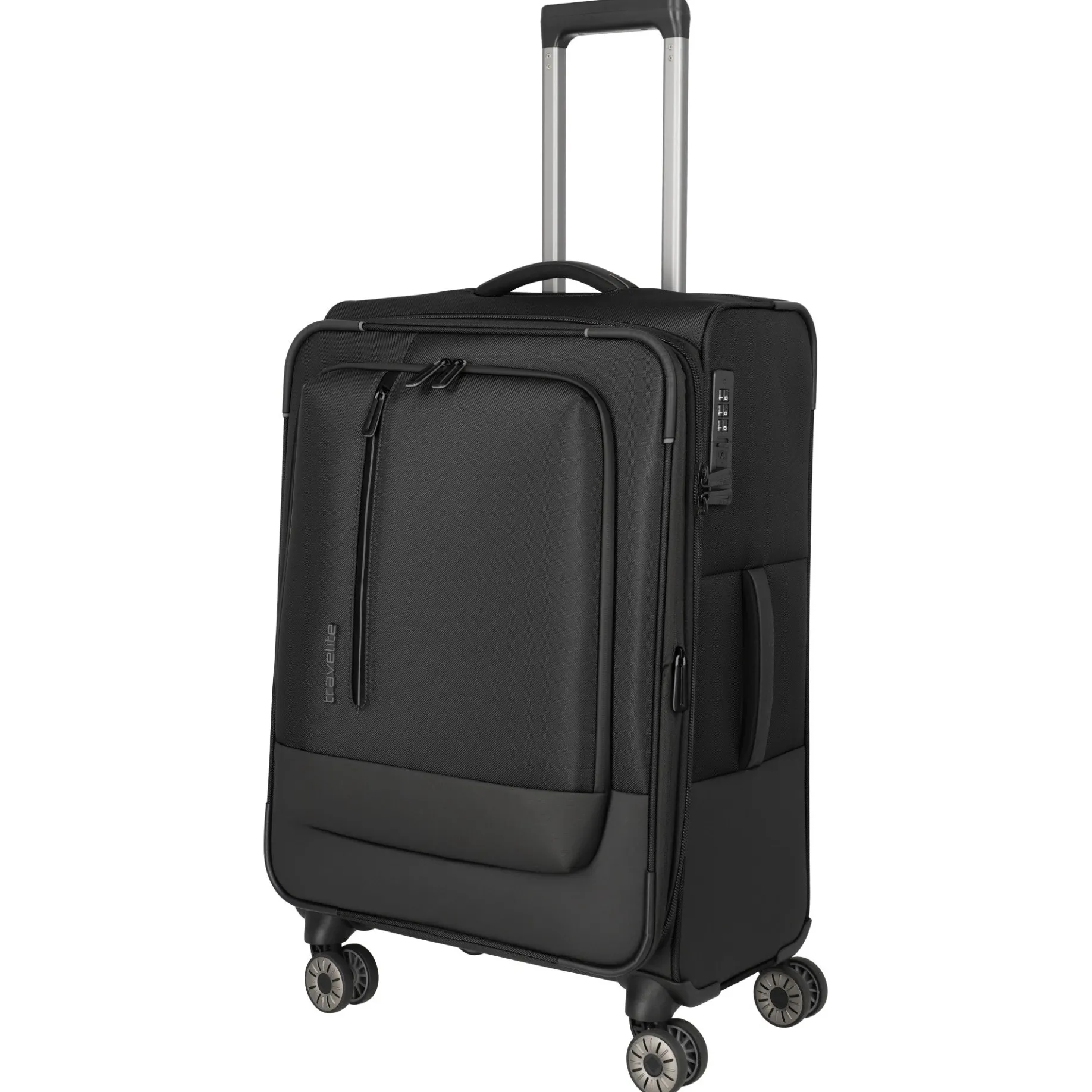 Crosslite - 4-Rollen-Trolley M 66 cm erw. (black)
