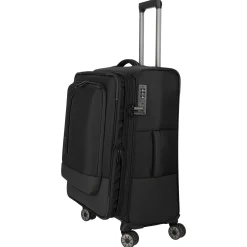 Crosslite - 4-Rollen-Trolley M 66 cm erw. (black)