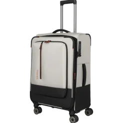 Crosslite - 4-Rollen-Trolley M 66 cm erw. (natur)