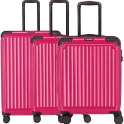 Cruise - 4-Rollen Trolley Set 3tlg. (pink)