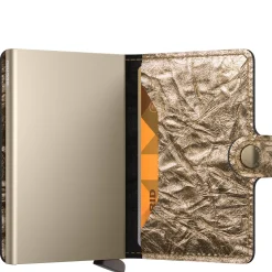 Crunch Miniwallet - Geldbörse RFID 6.5 cm (crunch gold)