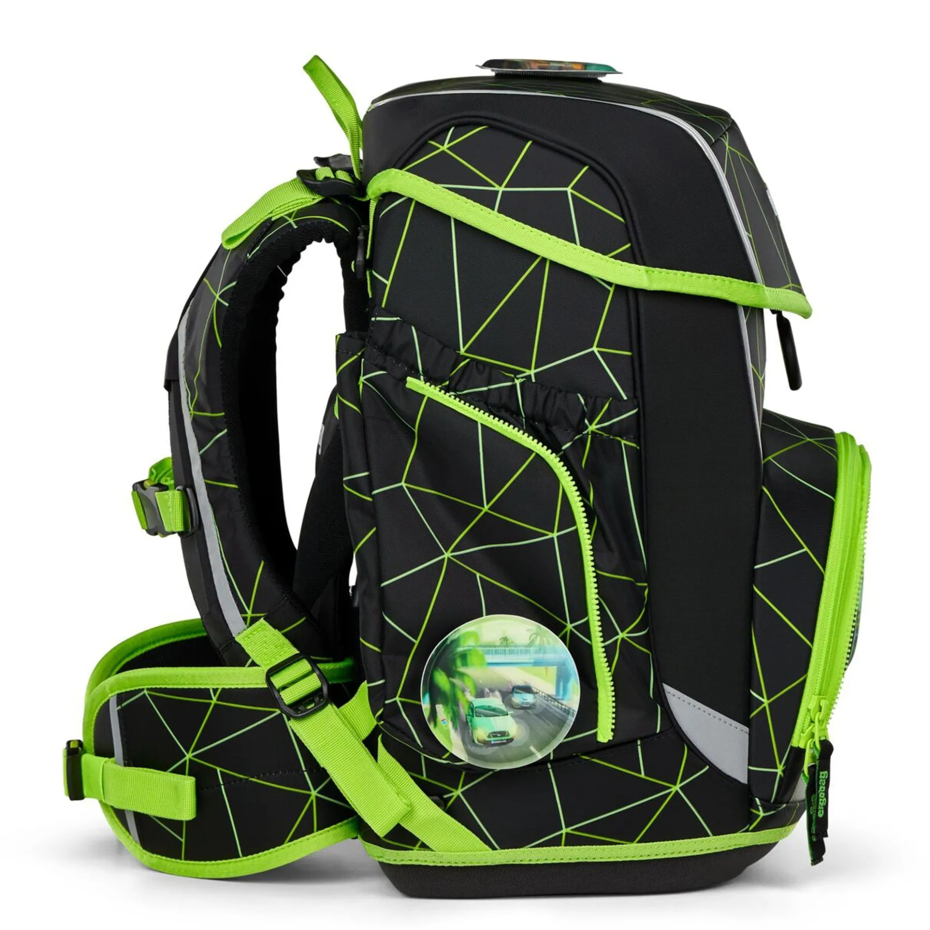 Cubo "Lumi" - Schulranzen Set 5tlg. Modell 2025 (CyBär Race)