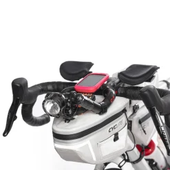 CYCLITE Handle Bar Aero Bag 4.9 - Lenkertasche (Bikepacking) 23 cm (light grey)