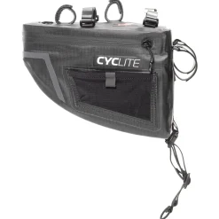 CYCLITE Handle Bar Aero Bag 4.9 - Lenkertasche (Bikepacking) 23 cm (black)