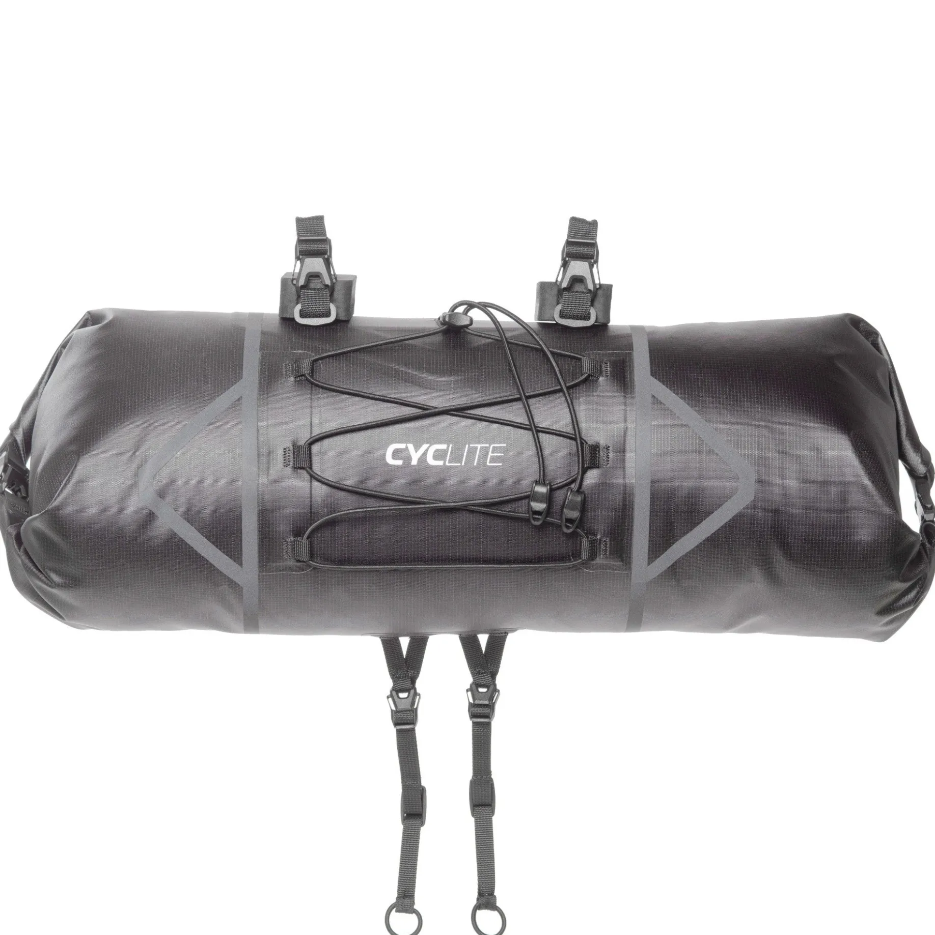CYCLITE Handle Bar Roll Bag 12.6 - Lenkertasche (Bikepacking) 55 cm (black)