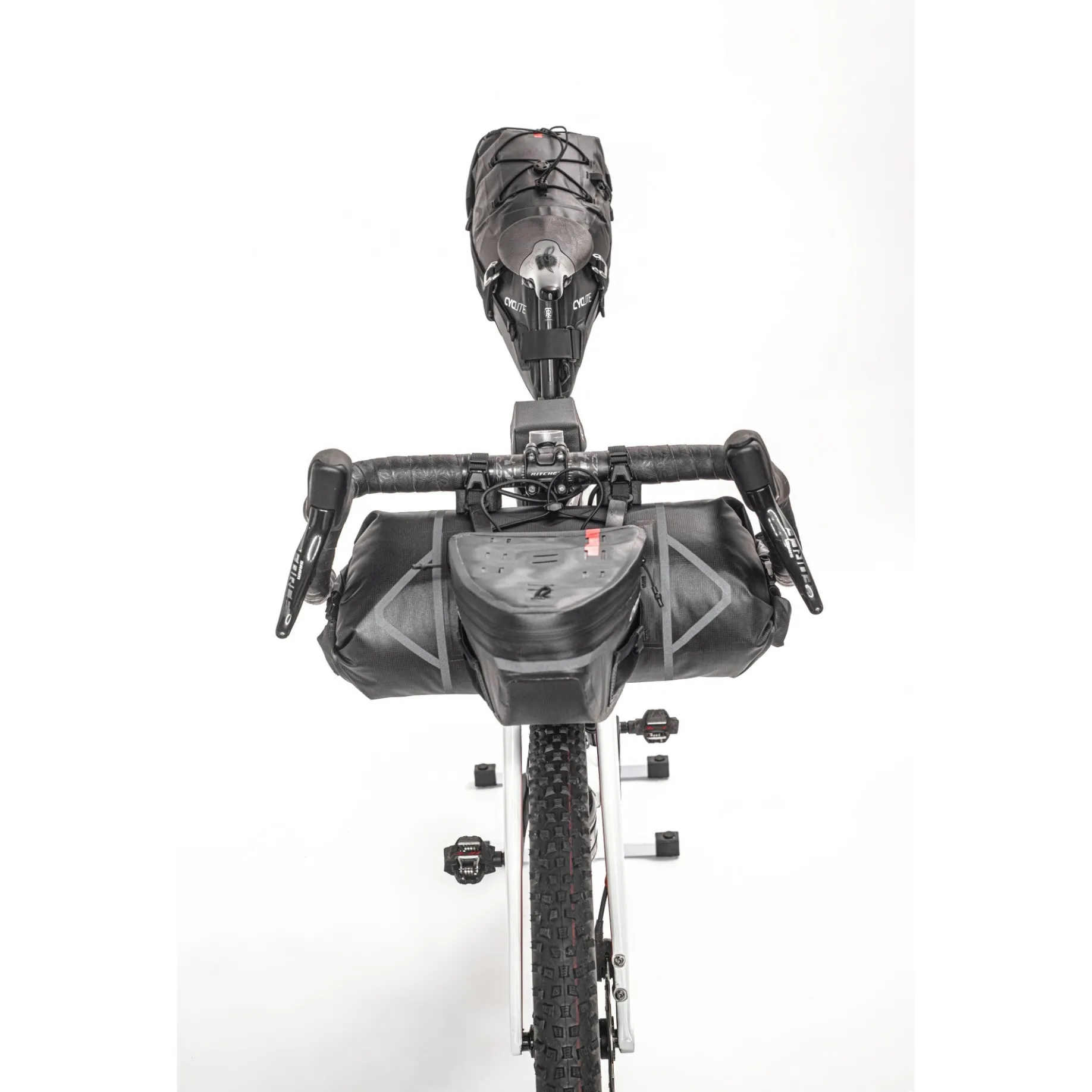 CYCLITE Handle Bar Roll Bag 12.6 - Lenkertasche (Bikepacking) 55 cm (black)
