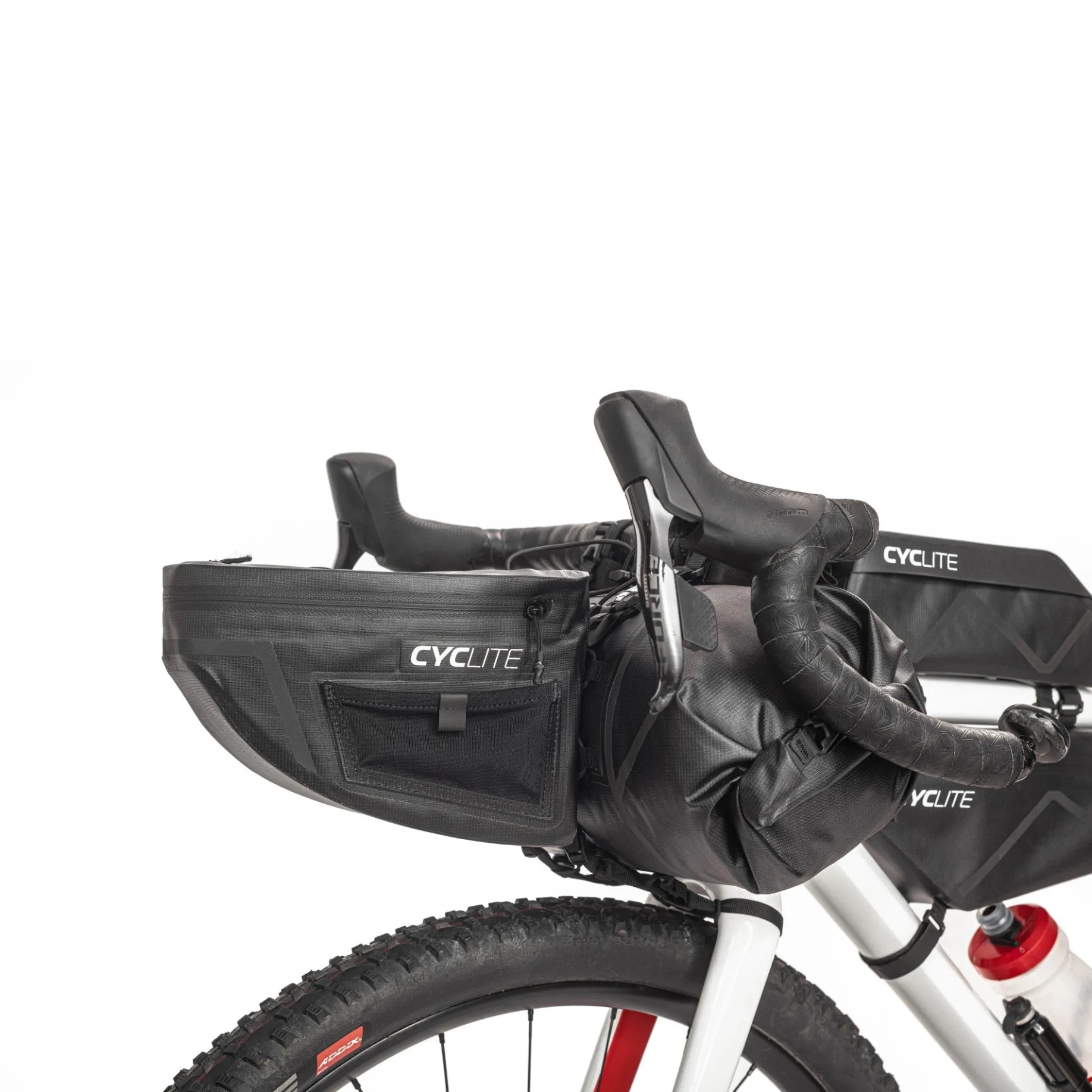 CYCLITE Handle Bar Roll Bag 12.6 - Lenkertasche (Bikepacking) 55 cm (black)