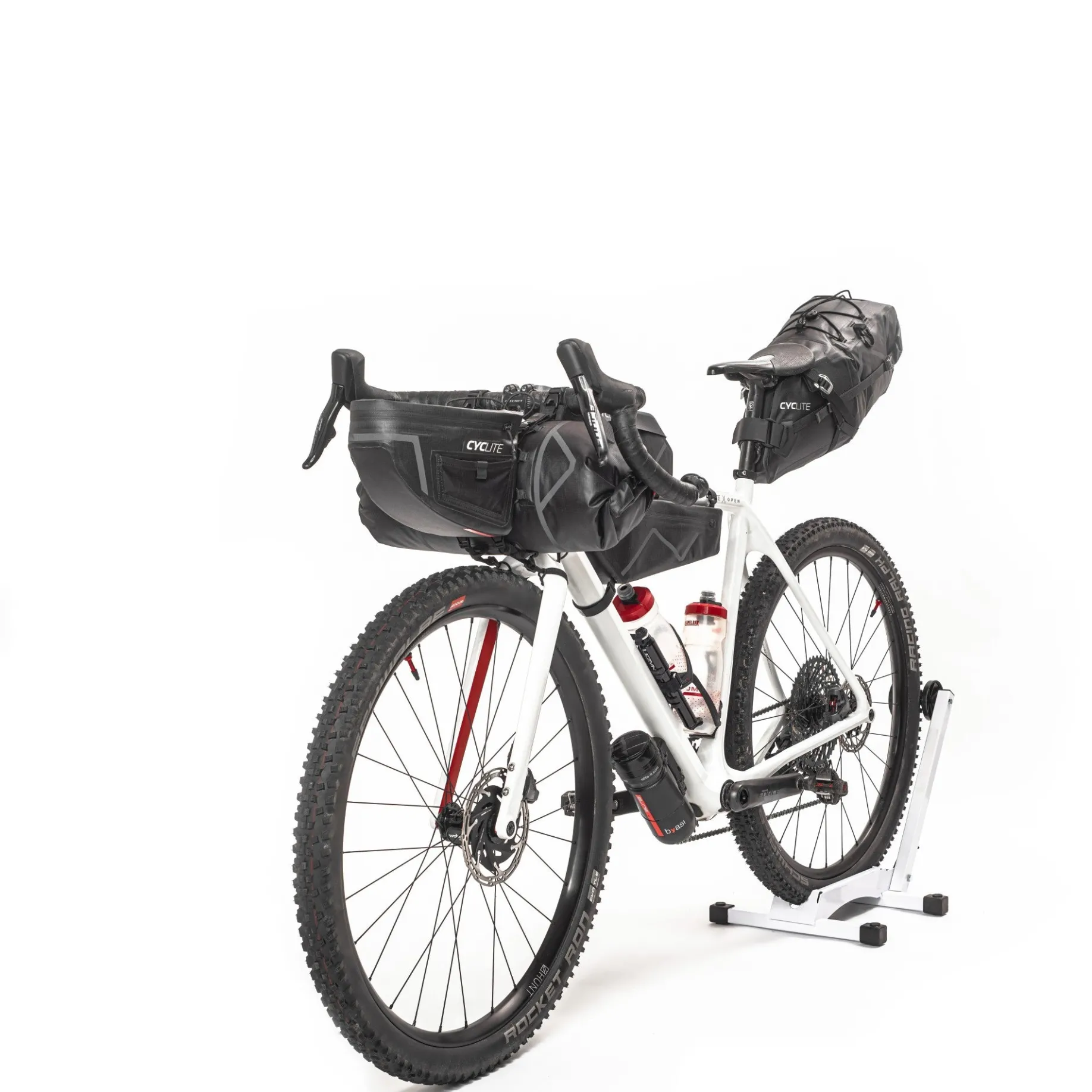CYCLITE Handle Bar Roll Bag 12.6 - Lenkertasche (Bikepacking) 55 cm (black)