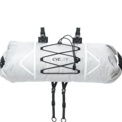 CYCLITE Handle Bar Roll Bag 12.6 - Lenkertasche (Bikepacking) 55 cm (light grey)