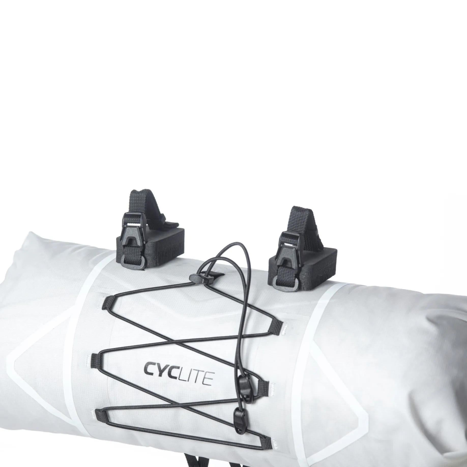 CYCLITE Handle Bar Roll Bag 12.6 - Lenkertasche (Bikepacking) 55 cm (light grey)