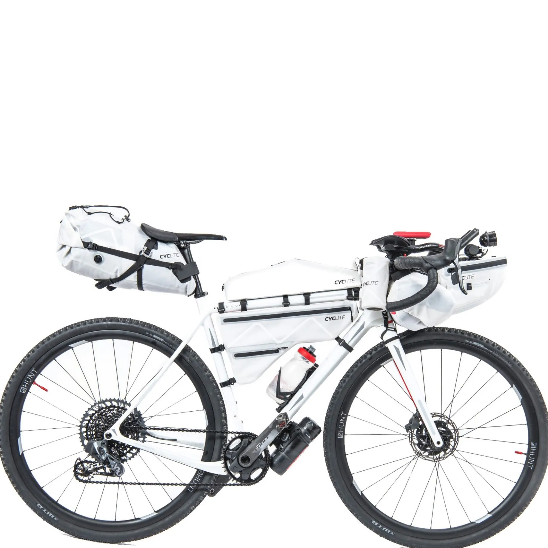 CYCLITE Saddle Bag 12.9 - Satteltasche (Bikepacking) 52 cm (light grey)
