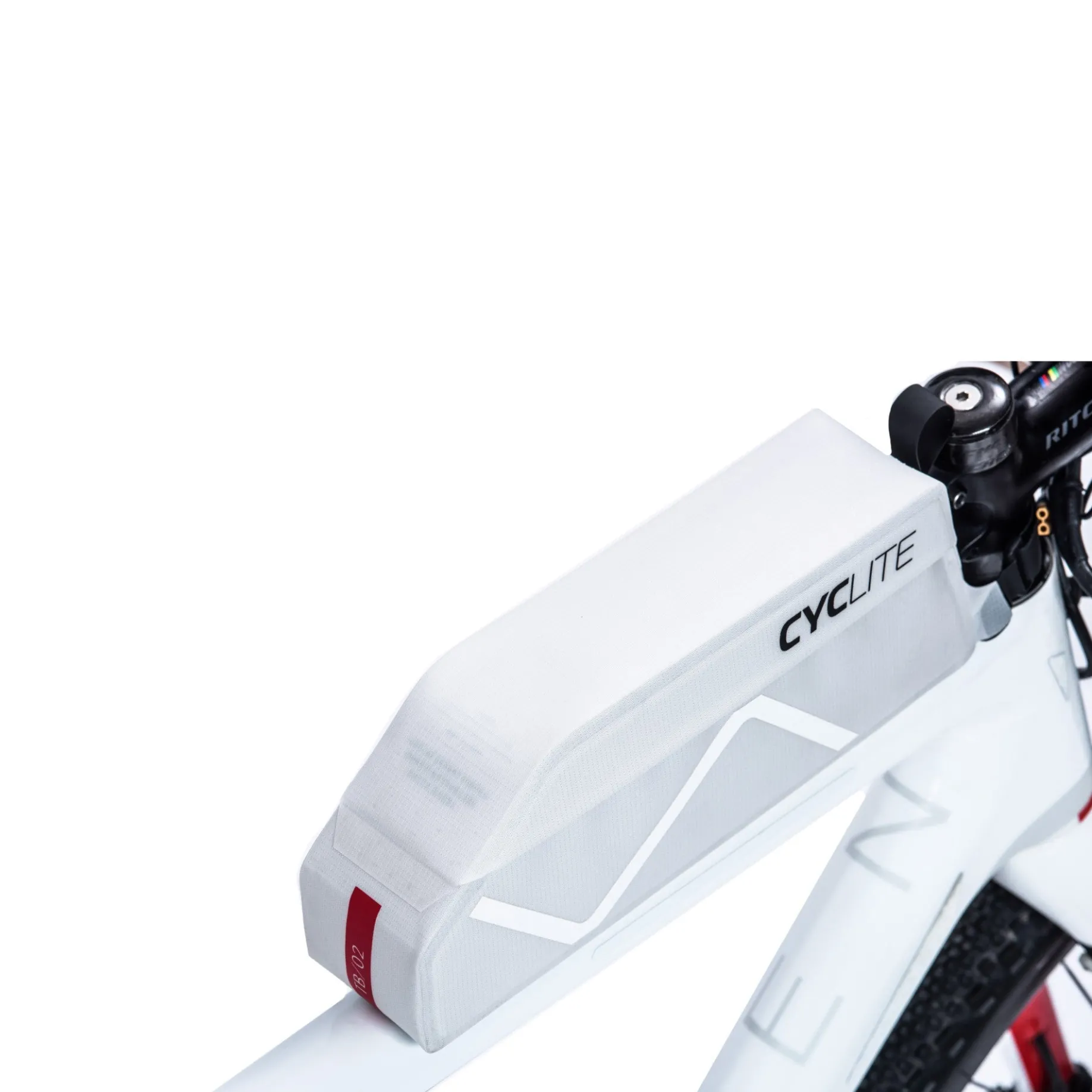 CYCLITE Top Tube Bag 1.1 - Rahmentasche (Bikepacking) 25 cm (light grey)