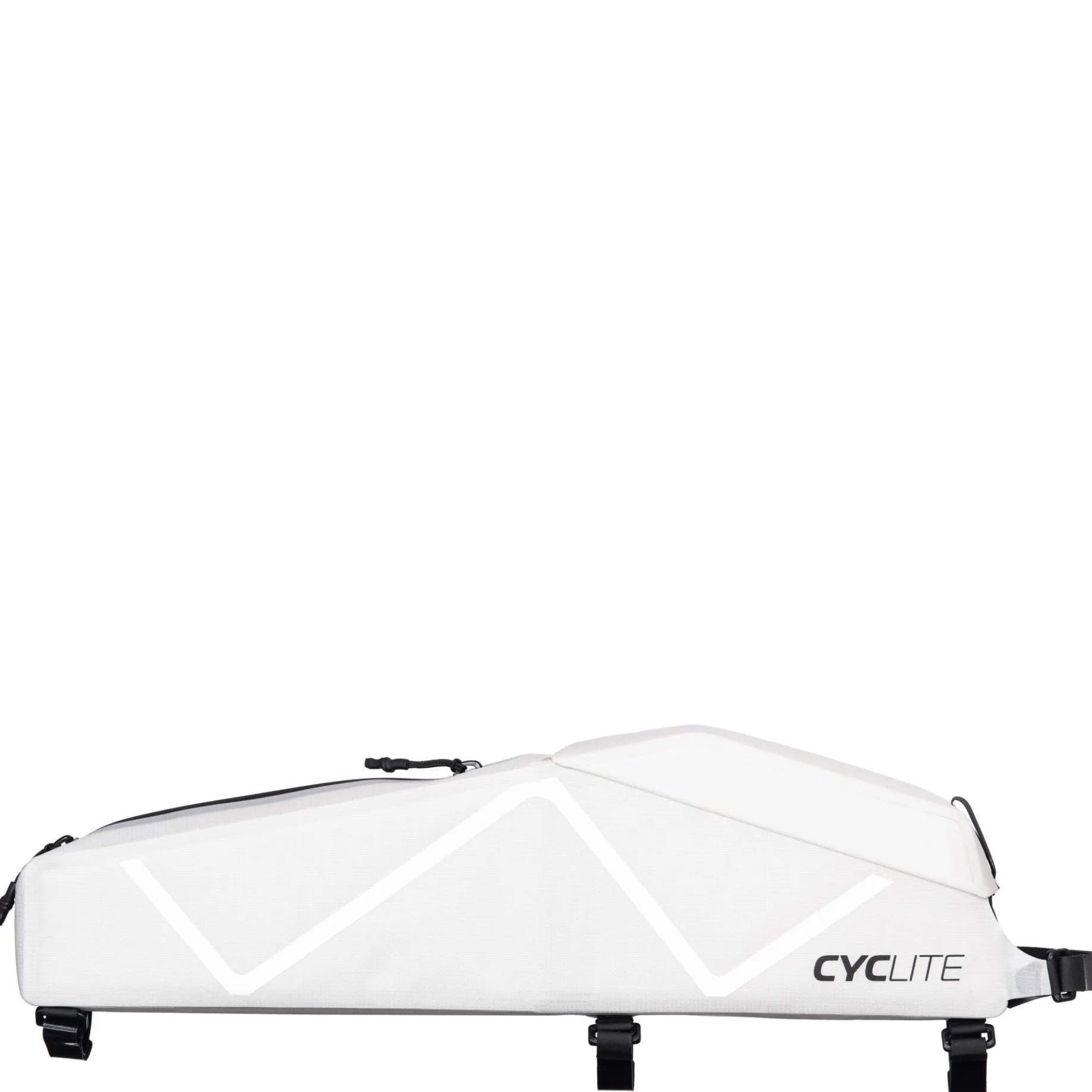 CYCLITE Top Tube Bag Large 12 - Rahmentasche (Bikepacking) 42 cm (light grey)