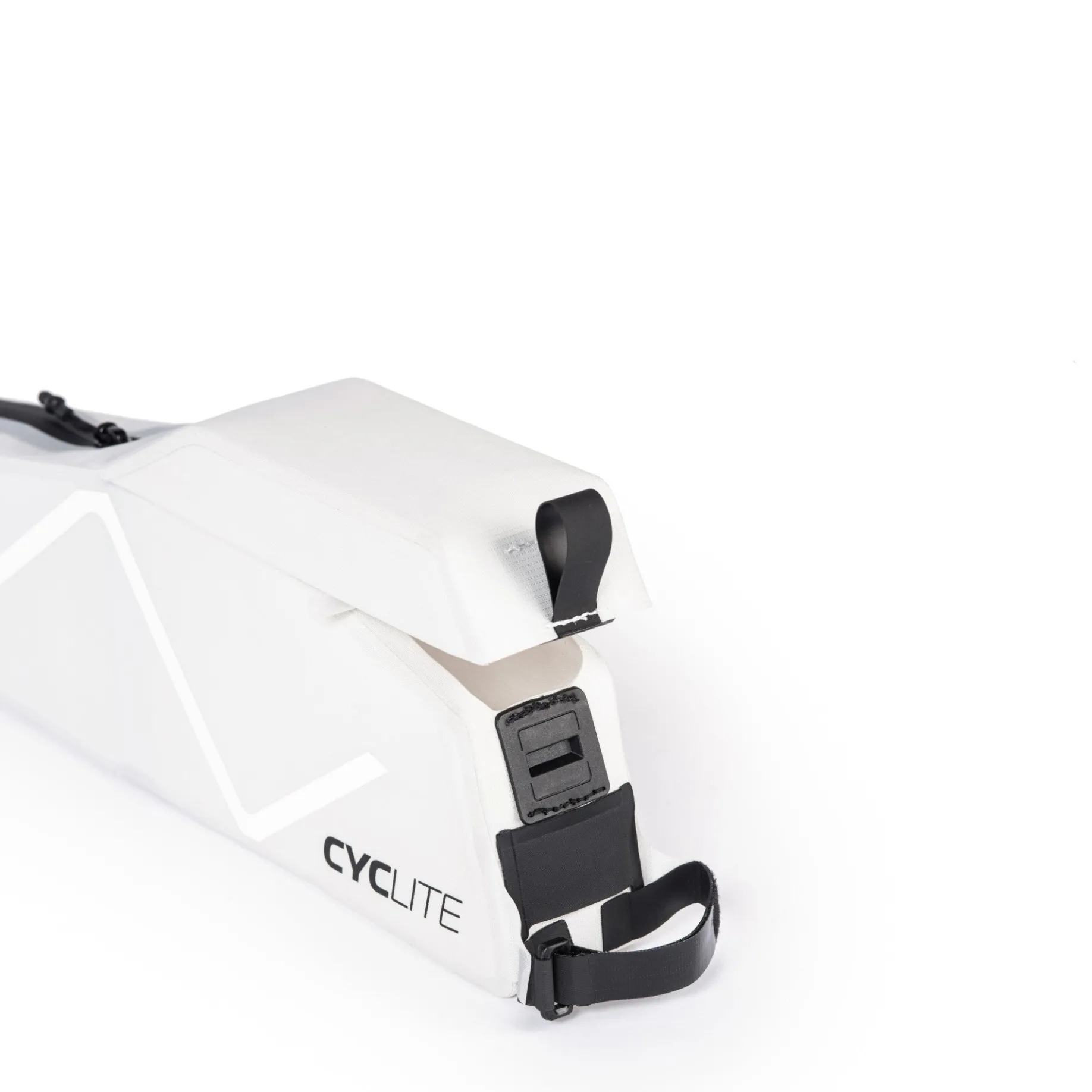 CYCLITE Top Tube Bag Large 12 - Rahmentasche (Bikepacking) 42 cm (light grey)