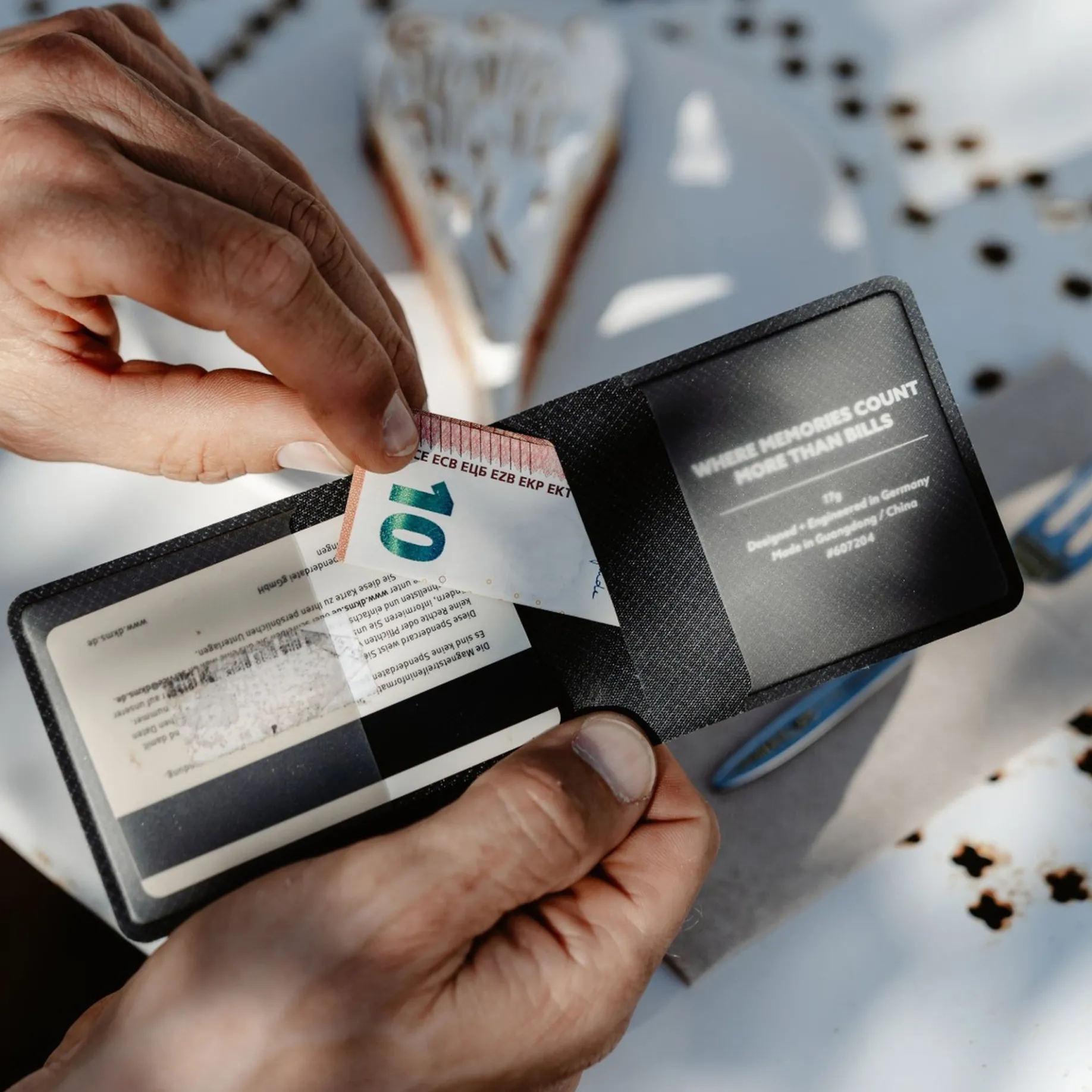 CYCLITE Wallet - Geldbörse 8cc 10 cm RFID (schwarz)