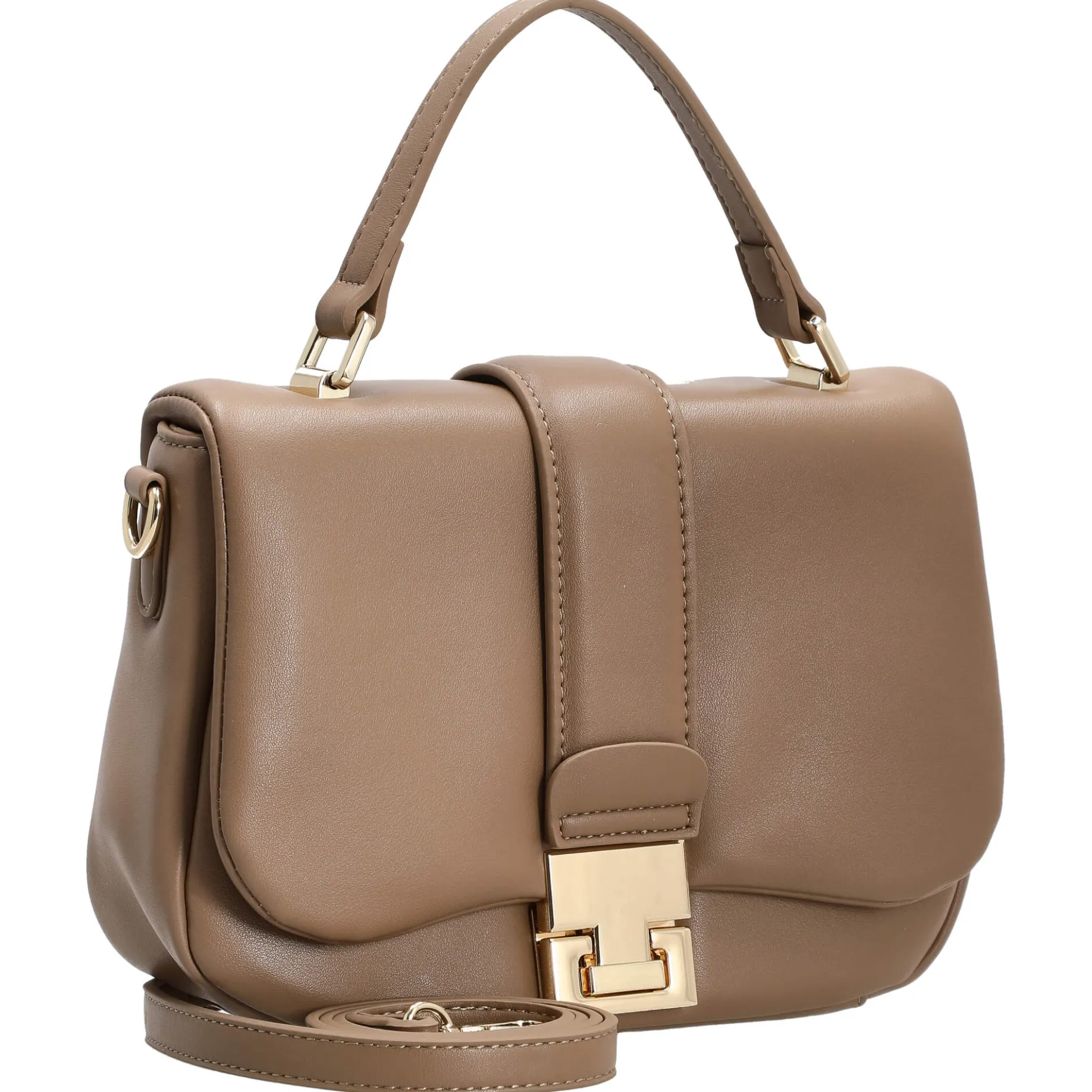 Dalarna - Henkeltasche 25 cm (soft toffee/gold)