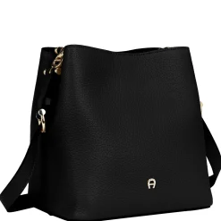 Delia - Henkeltasche S 22 cm (black)