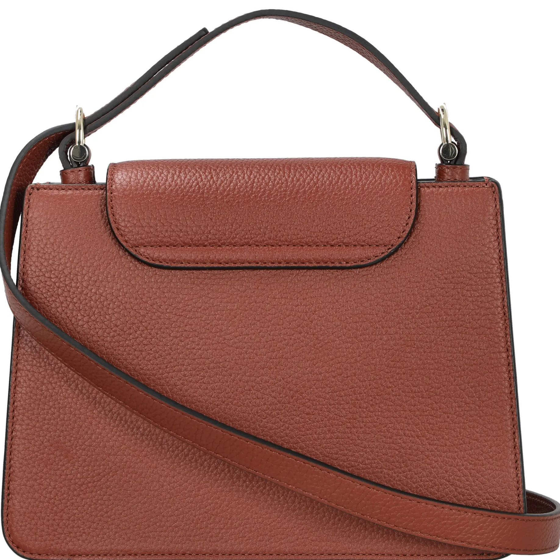 Delia - Henkeltasche S 23 cm (dark cognac)